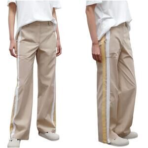 NWT TWP Women’s Size 6 Isabelle Pant in Vintage Washed Poplin Khaki Beige